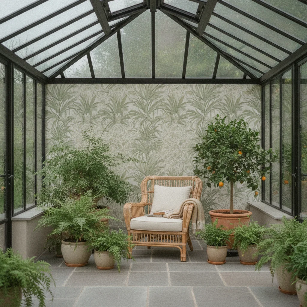 Véranda et jardin d’hiver : prolonger le dehors sur le mur
